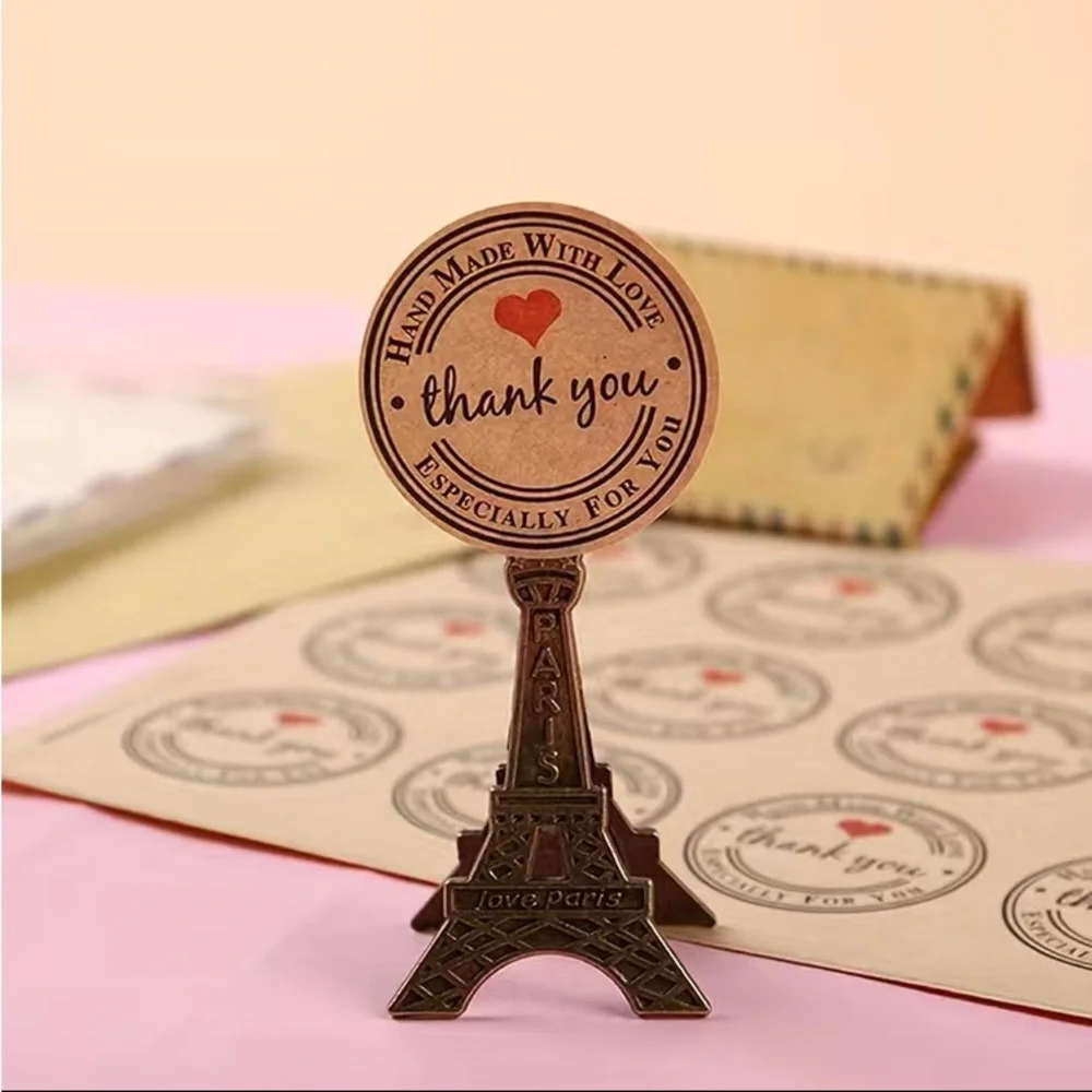 Roll of 500 Thank You Handmade Stickers